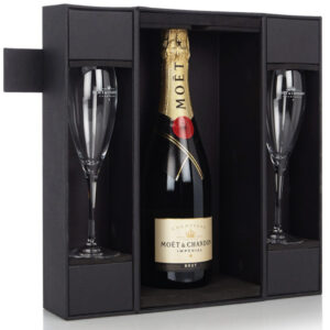 Moet & Chandon Brut Imperial in coffret met 2 flutes | HeerenvandeWijn