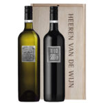 Metal Label Wit & Rood in luxe geschenkkist