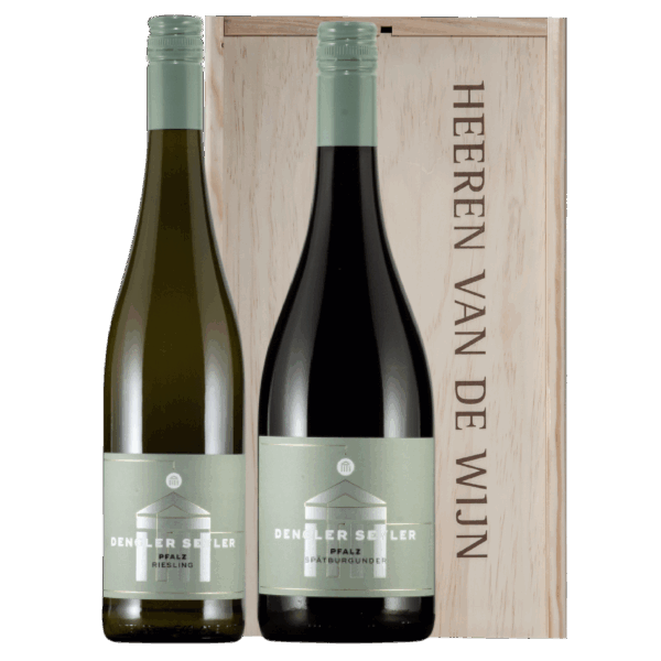 Dengler Riesling & Spätburgunder in luxe geschenkkist - Afbeelding 1