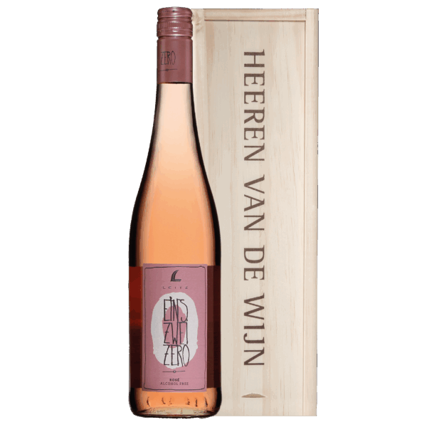 Leitz Eins-Zwei-Zero Rosé Alcoholvrij in luxe geschenkkist - Afbeelding 1