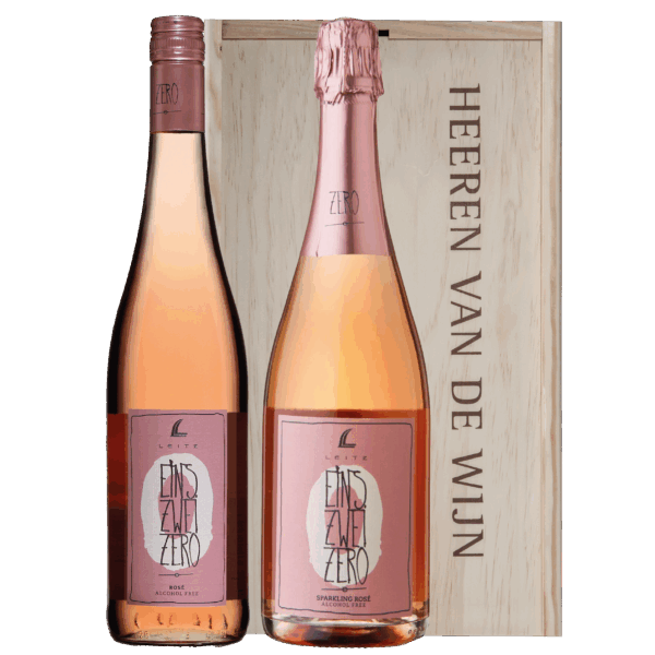 Leitz Eins-Zwei-Zero Rosé Pakket Alcoholvrij in luxe geschenkkist - Afbeelding 1