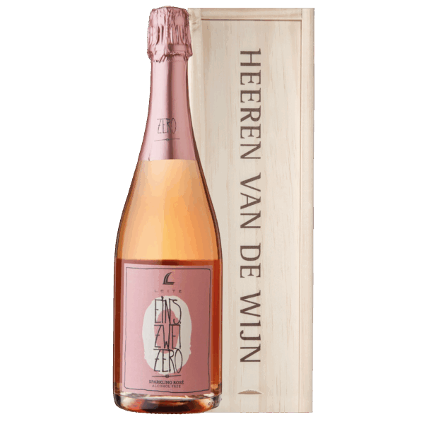 Leitz Eins-Zwei-Zero Rosé Sparkling Alcoholvrij in luxe geschenkkist - Afbeelding 1