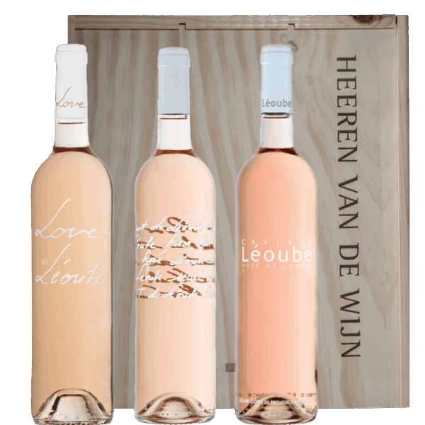 Léoube Rosé in luxe geschenkkist - Afbeelding 1