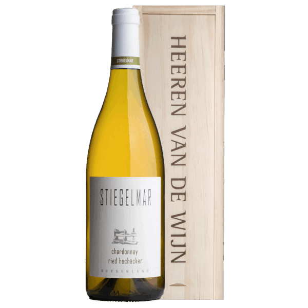 Stiegelmar Hochäcker Chardonnay in luxe geschenkkist - Afbeelding 1