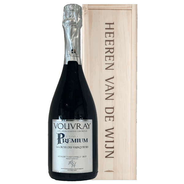 Vouvray brut cuvée premium in luxe geschenkkist - Afbeelding 1