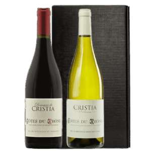 Cristia Côtes du Rhône Rouge & Blanc Geschenkpakket