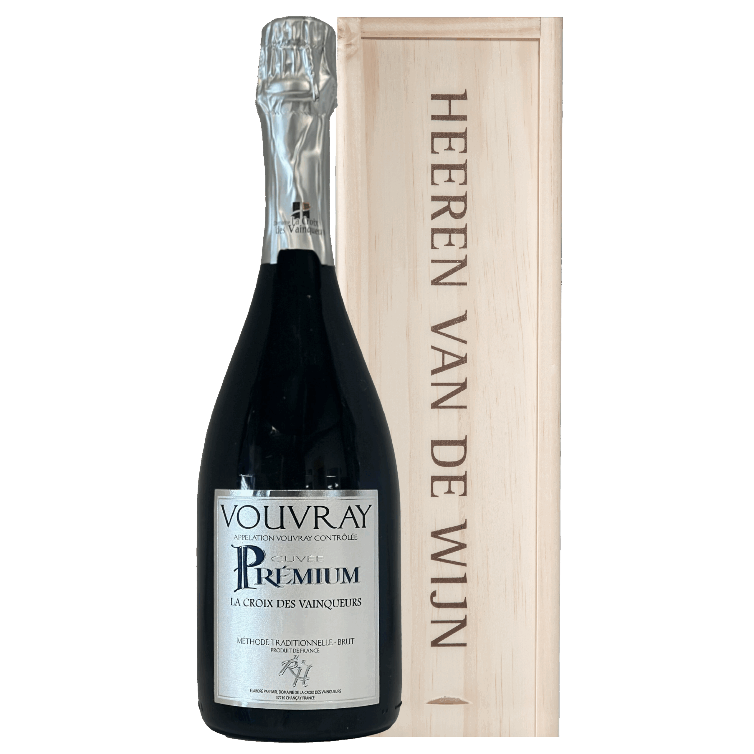 Vouvray brut cuvée premium in luxe geschenkkist